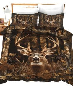 Juego de Ropa de Cama de Ciervos Juego de Edredón de