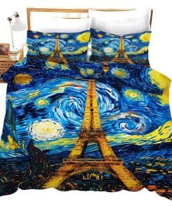 Juego de Ropa de Cama Torre Eiffel Noche - Completo