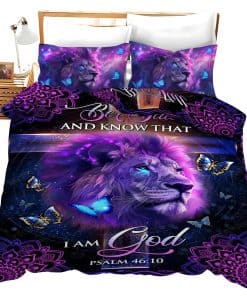 Juego de Ropa de Cama León Mariposa - Completo