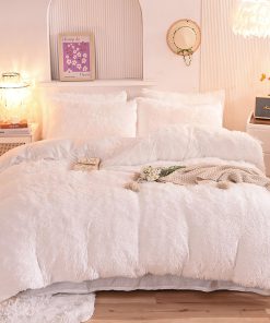 Rvciby Funda de Edredón Esponjosa de Felpa Tamaño Twin,