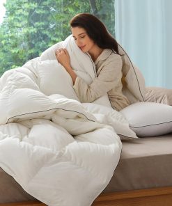 Edredón de lujo de fibra de plumón HYVIF tamaño extragrande