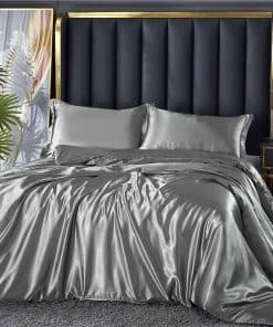 Juego de Funda de Edredón de Lujo Famanti -Gris