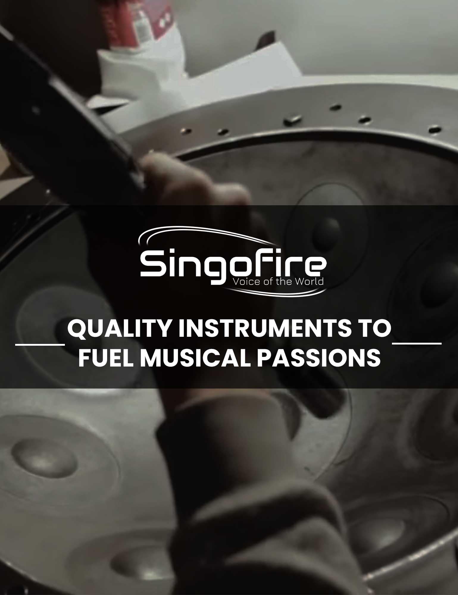 Handpan Drum SINGOFIRE de 18 pulgadas, 9 notas Handpan - Imagen 8