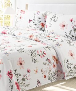 Juego de sábanas tamaño Queen de Bloom Studio, 4 piezas,
