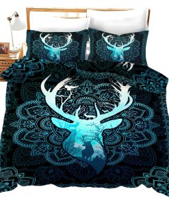 Juego de Ropa de Cama de Cuernos de Ciervo - Tamaño Twin,