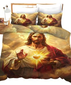 Set de Ropa de Cama de Jesús Juego de Confort Cristiano