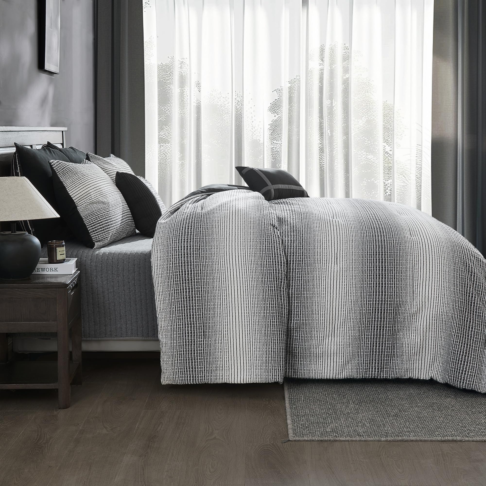 Juego de Edredón de Rizo Maravilloso Tamaño King, Suave y - Imagen 4