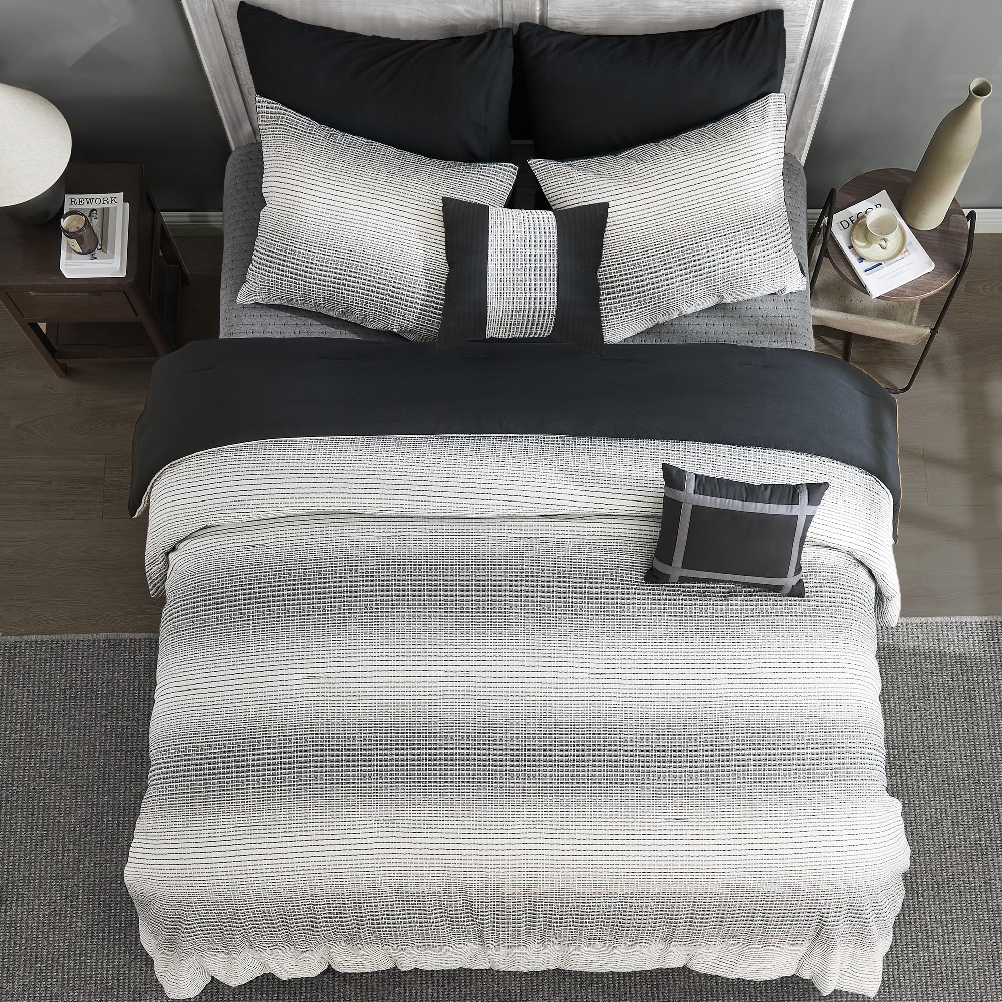 Juego de Edredón de Rizo Maravilloso Tamaño King, Suave y - Imagen 5