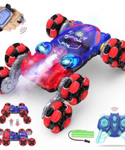 Coche con control remoto de acrobacias de ocho ruedas con