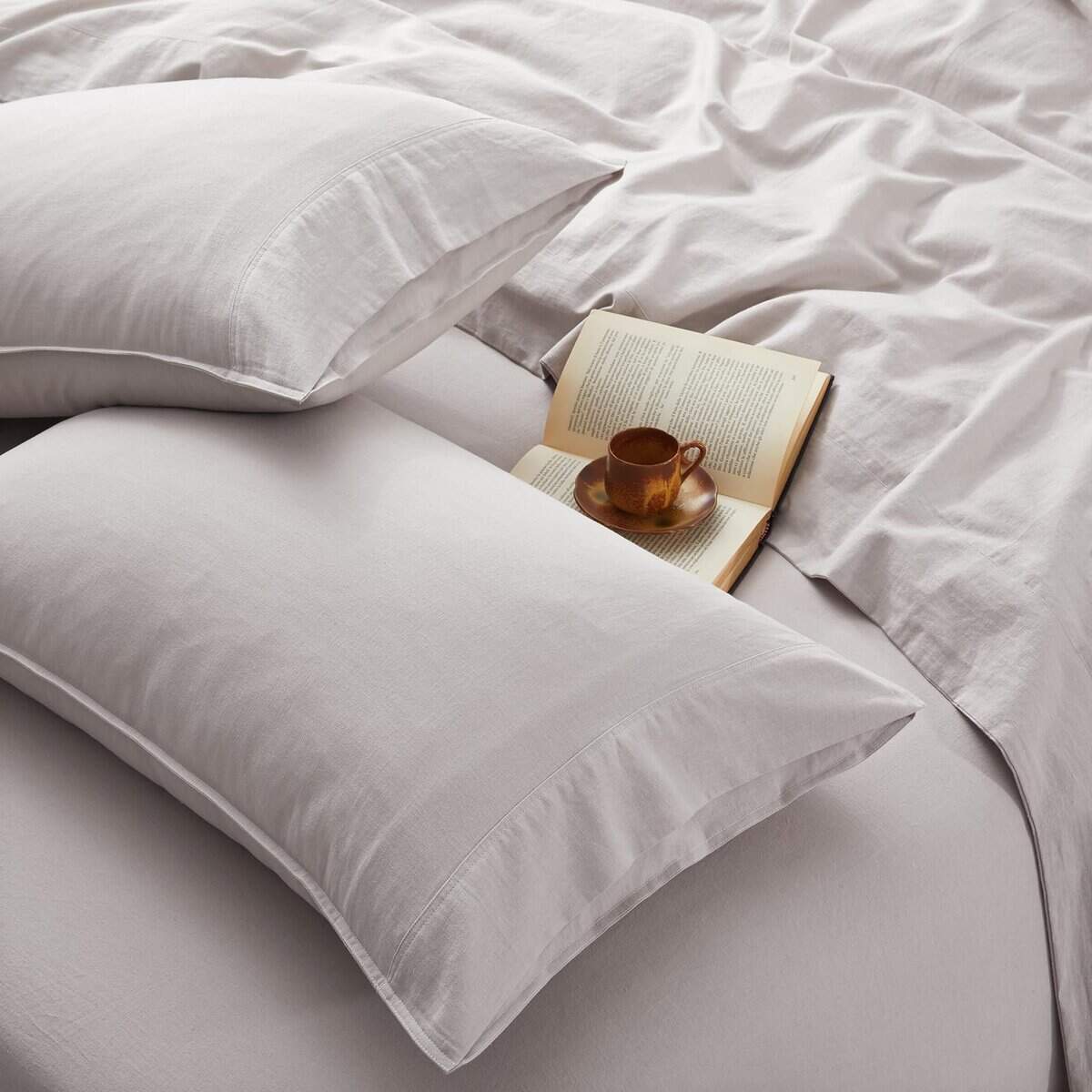 Juego de Sábanas de Lino Orgánico OnlySet -Lino Natural