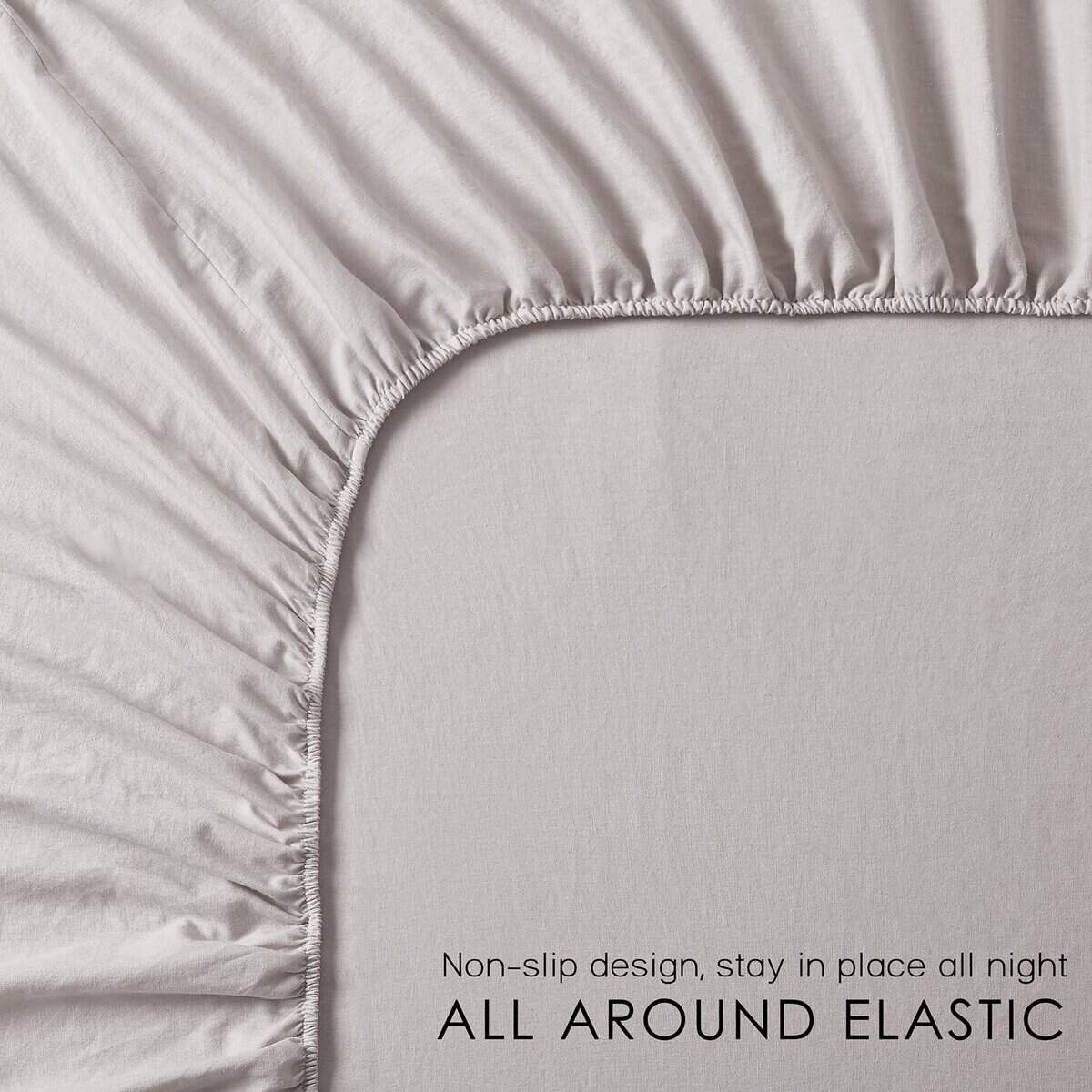 Juego de Sábanas de Lino Orgánico OnlySet -Lino Natural - Imagen 6