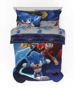 Juego de Ropa de Cama Súper Suave De Sonic The Hedgehog 3