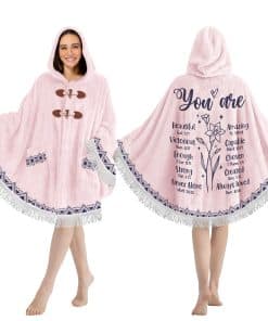 Manta Wearable con Versículo Bíblico - Regalos Cristianos