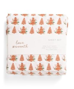 Juego de sábanas de Navidad e Invierno love & warmth