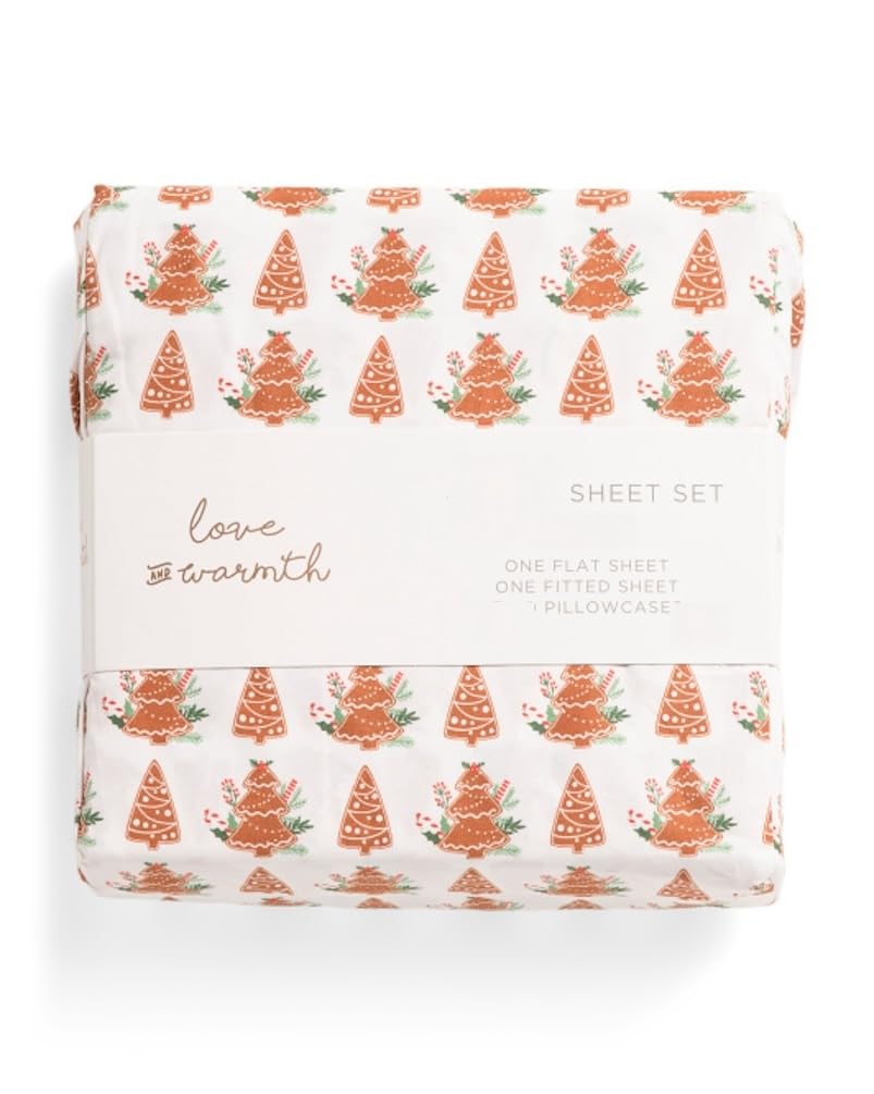 Juego de sábanas de Navidad e Invierno love & warmth