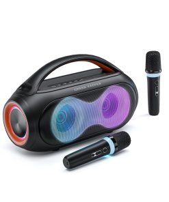 Máquina de Karaoke Portátil para Adultos con 2 Micrófonos