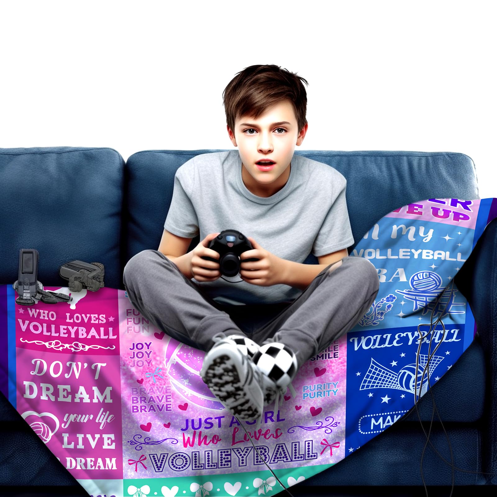 Manta y Cobija de Felpa Ultra Suave para Amantes del - Imagen 4