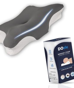 Almohada ergonómica Dozle para soporte del cuello, alivio
