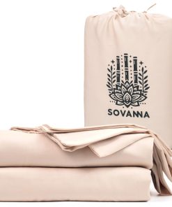 Juego de Sábanas Sovanna de Bambú 100% Rayón Lyocell - Sin