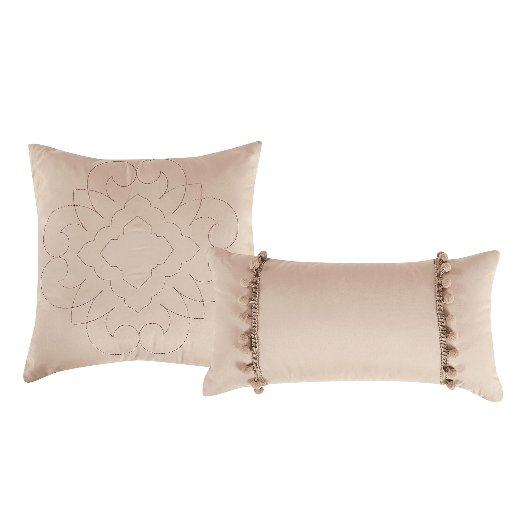 ESCA Juego de Edredón de 9 Piezas Jovana Rosa Rubor y Juego - Imagen 4