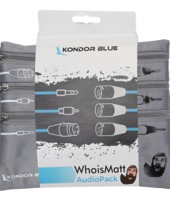 KONDOR BLUE x WhoisMatt | Paquete de Cables XLR con Bolsa