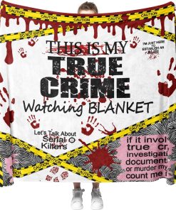 Mantas de True Crime, Regalos para Amantes del Crimen, Esta