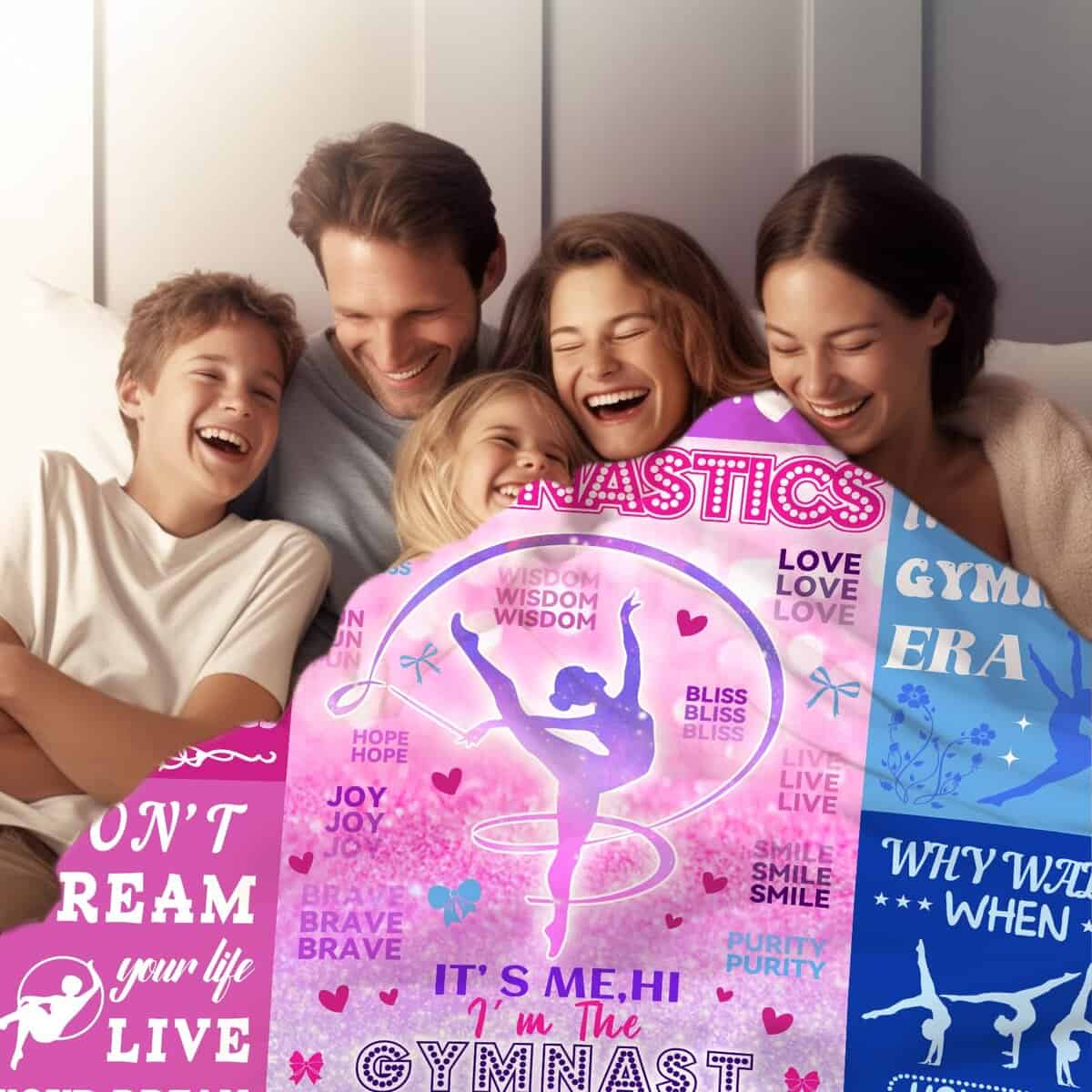 Manta de Gimnasia para Niñas, Regalos de Gimnasia, Manta - Imagen 6