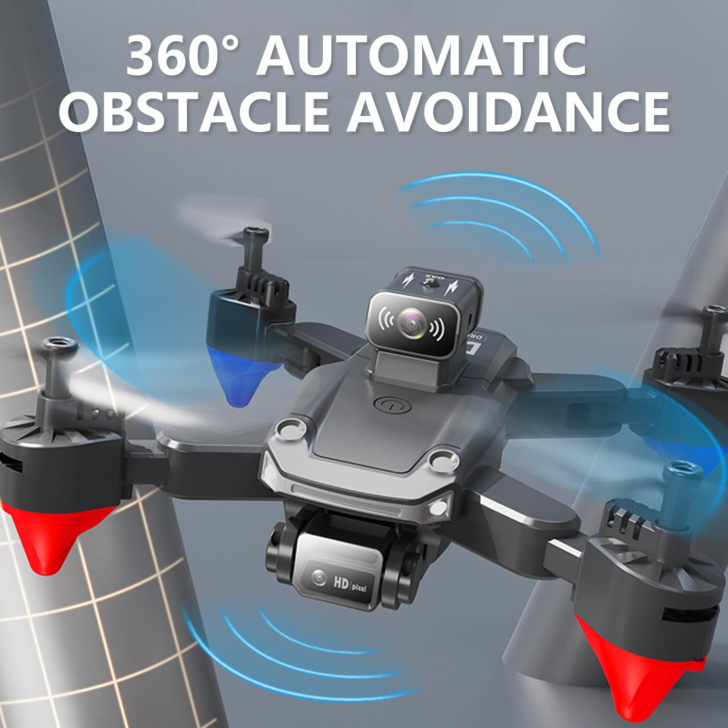 Mini Drone con Doble Cámara, Mini Drone para Adultos, - Imagen 4