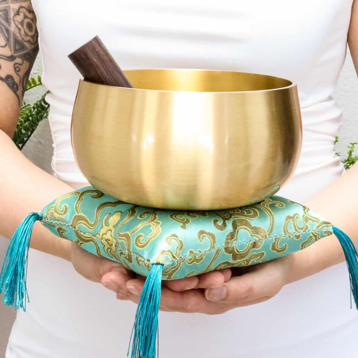 Singing Bowl BeMindful - Cuenco Tibetano de 6 Pulgadas para