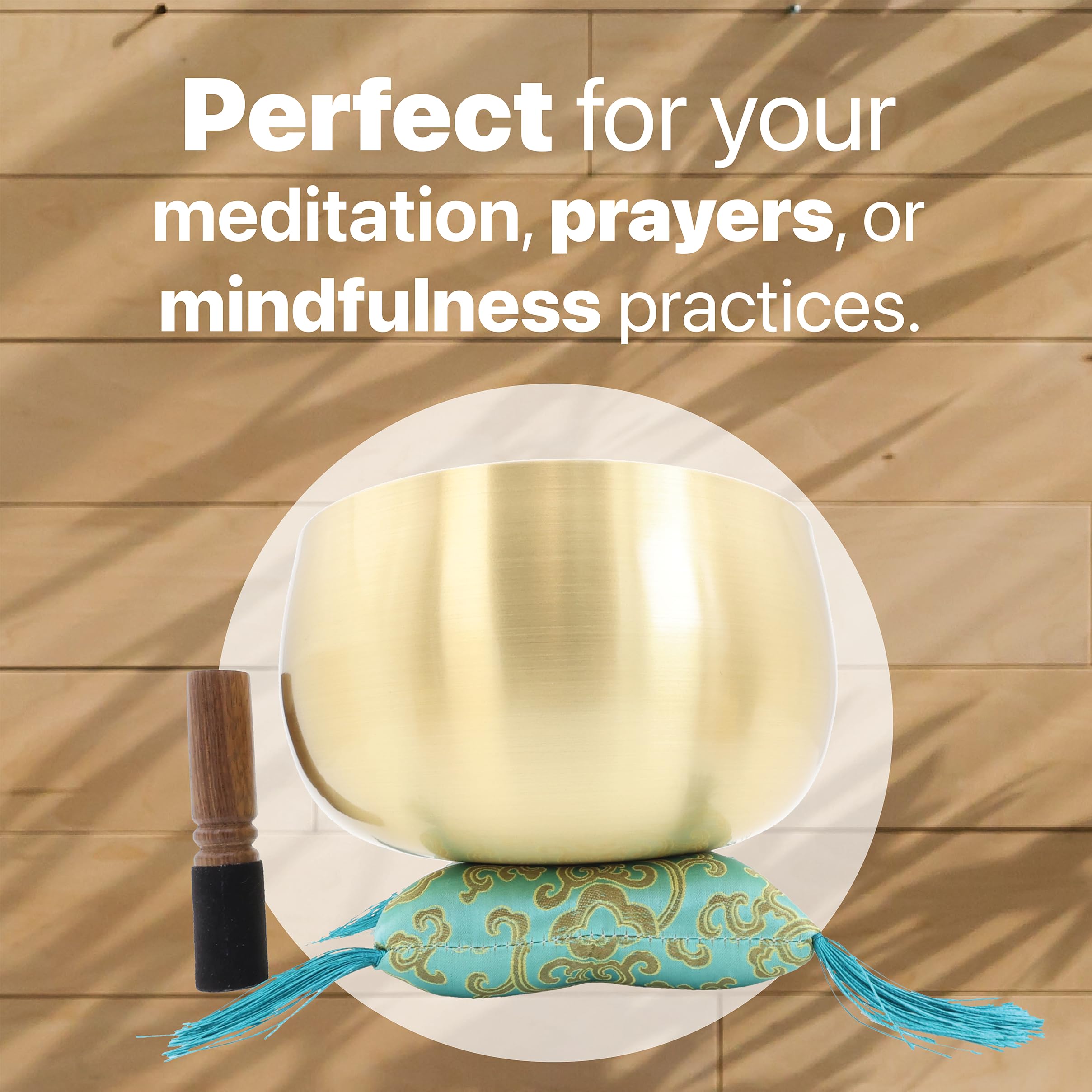 Juego de Cuenco de Campana Tibetana, Campana Maestra de - Imagen 4