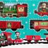 Tren Navideño Infantil - Juego de Tren de 12 Piezas - Luz y