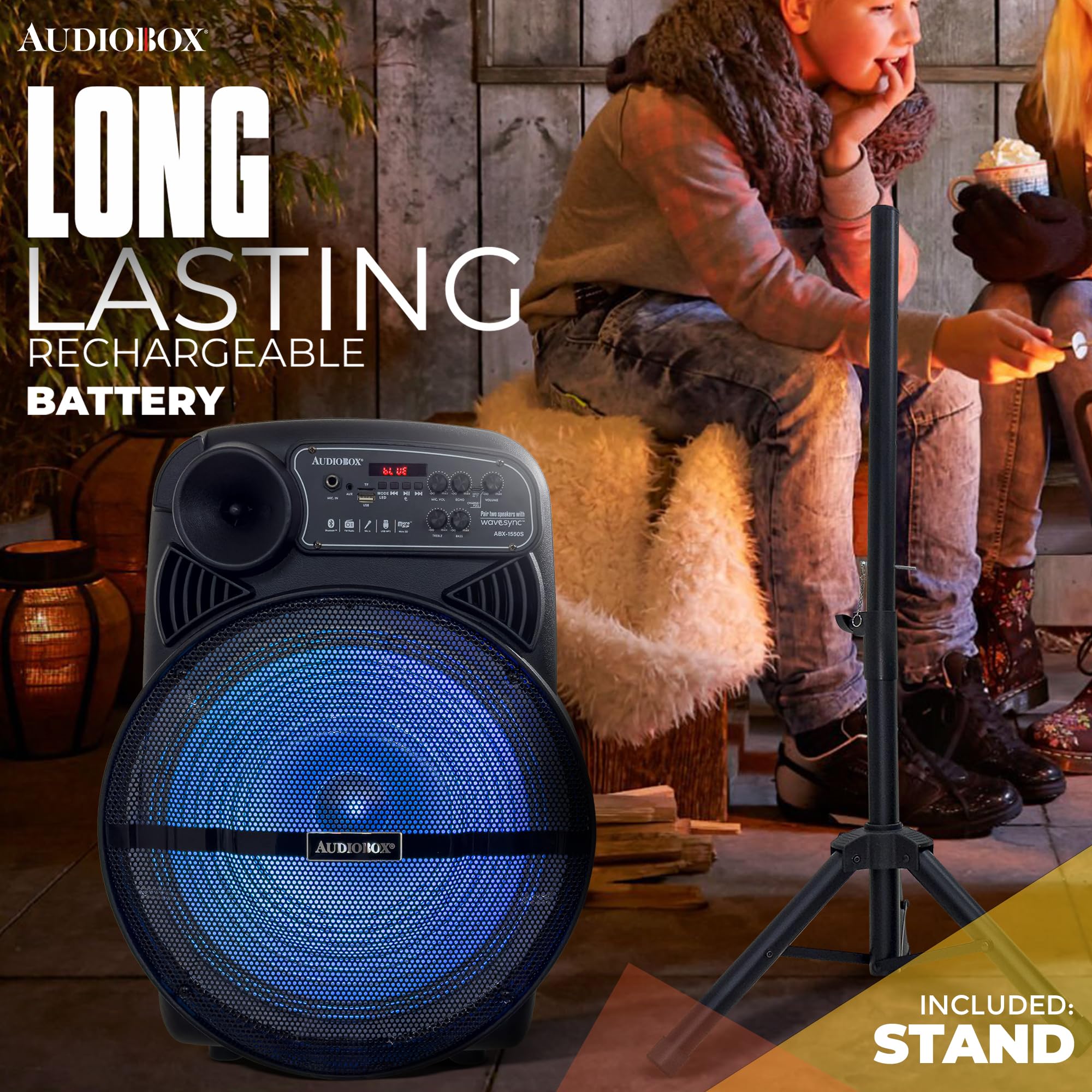 Audiobox ABX-1550S Bocina Portátil de Fiesta de 15" con - Imagen 6