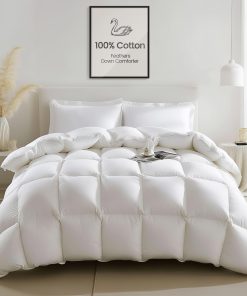Edredón de Pluma de Fibra de Ganso de Alta Calidad de