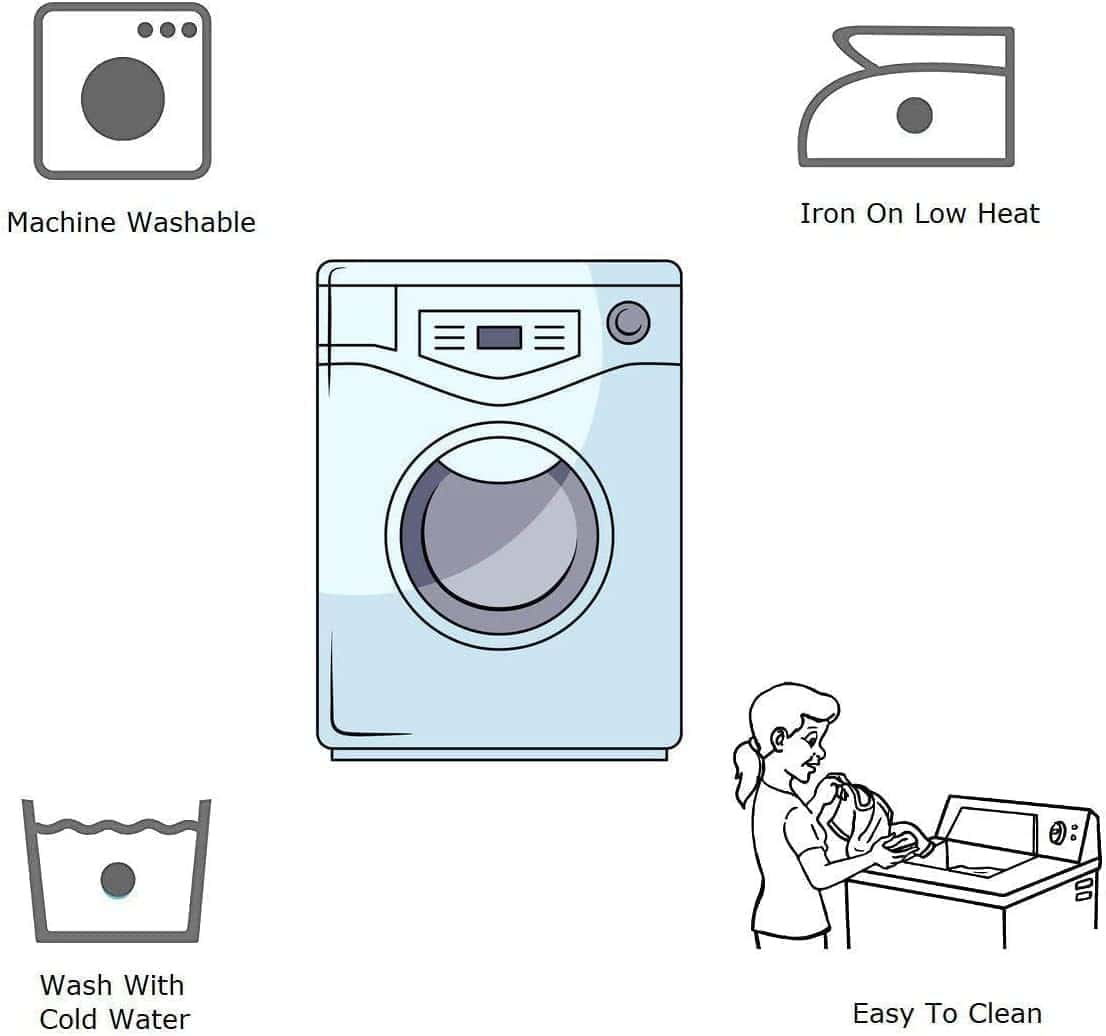 Faldón de Cama de Esquina Dividida Premium 850TC Blanco - Imagen 7