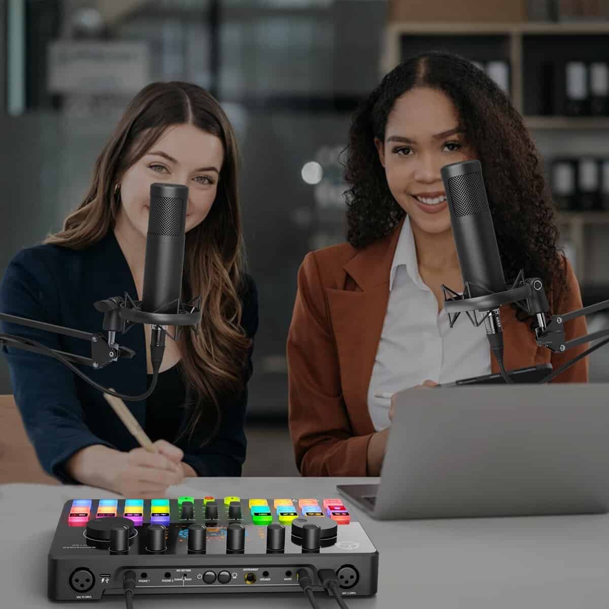 Paquete de equipo para podcast de 2 personas, Interfaz de - Imagen 8