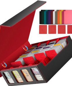 VOVEWAN MTG Deck Box, Caja de Almacenamiento de Cartas de