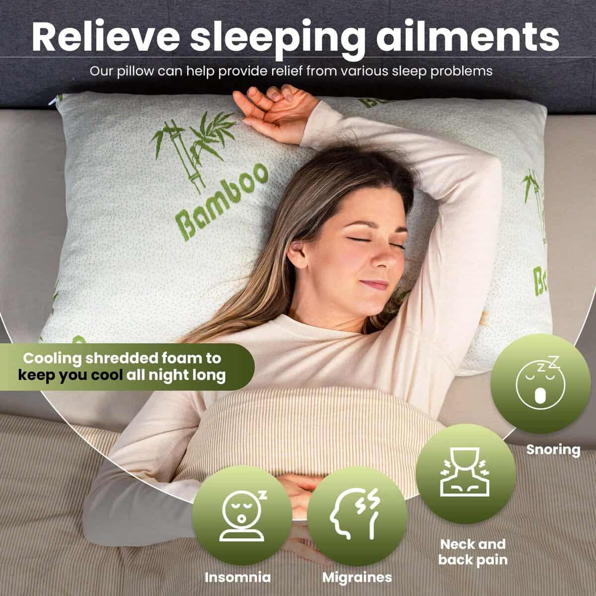 Almohada Ajustable Tranquiluxe - Almohada de Espuma con - Imagen 5
