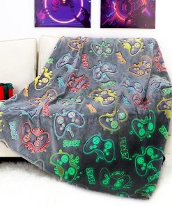 Manta de Juego que Brilla en la Oscuridad Controlador de