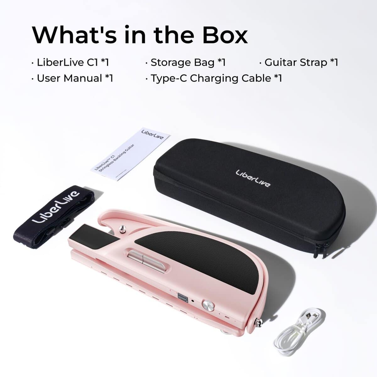 Guitarra Inteligente sin Cuerdas LiberLive C1, -Rosa - Imagen 9