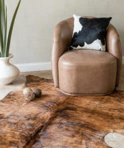 Funda de cojín de piel genuina Premium 100% vacuno de Khara