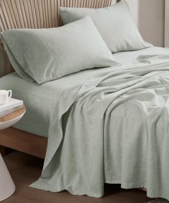 Juego de sábanas de lino de lujo Hyde Lane, sábanas de cama