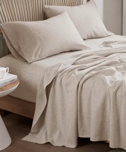 Juego de sábanas de lino francés de lujo Hyde Lane, juego