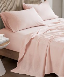 Juego de sábanas de lino de lujo Hyde Lane - Mezcla de