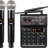 Mezclador de Audio Profesional G-MARK, Mezclador de DJ de 4