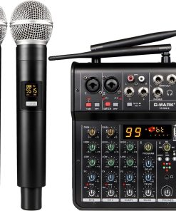 Mezclador de Audio Profesional G-MARK, Mezclador de DJ de 4