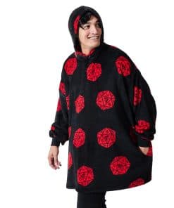 Manta con capucha Bioworld Dungeons & Dragons D20 Dice