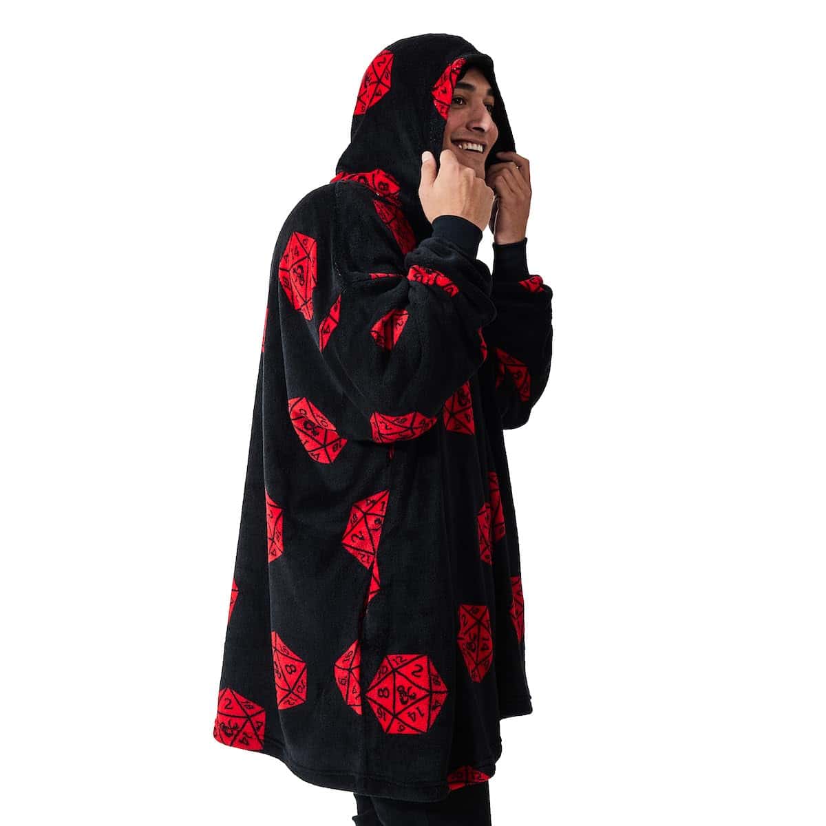 Manta con capucha Bioworld Dungeons & Dragons D20 Dice - Imagen 3