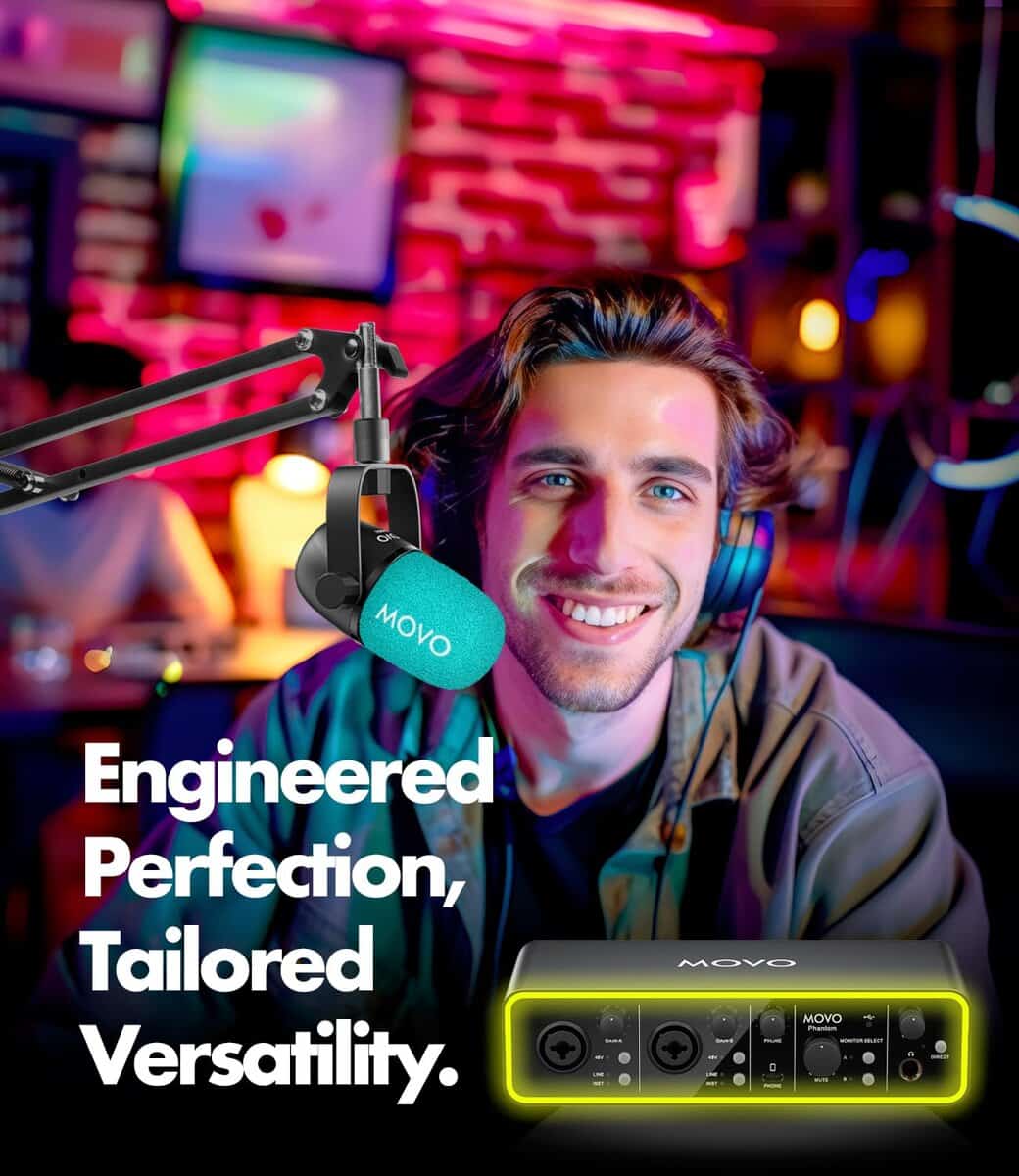 Paquete Movo Music Audio Interface - Interfaz de Audio USB - Imagen 5