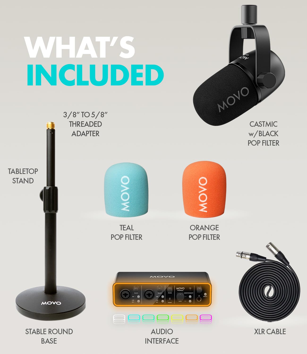 Paquete de Interfaz de Audio Movo Music - Interfaz de Audio - Imagen 9