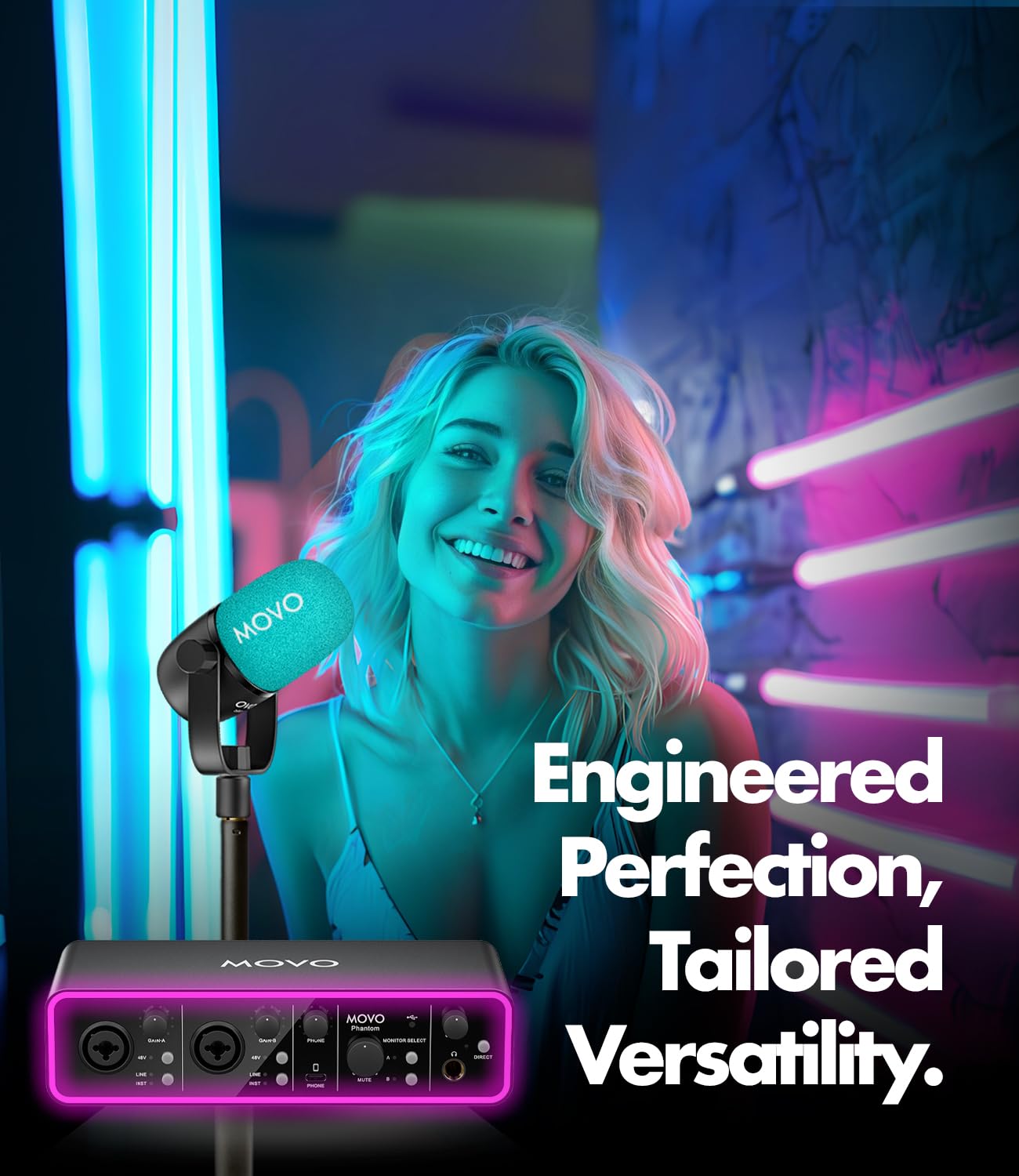 Paquete de Interfaz de Audio Movo Music - Interfaz de Audio - Imagen 5